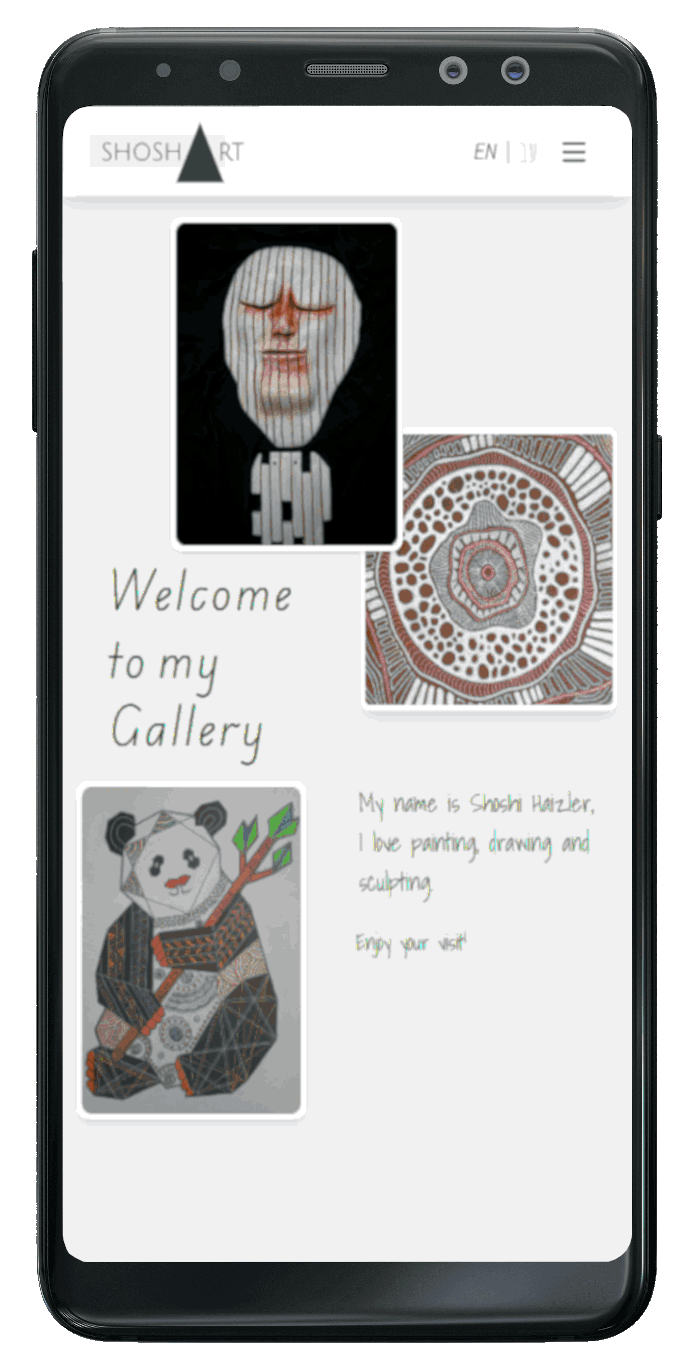 Artist Portfolio mobile
